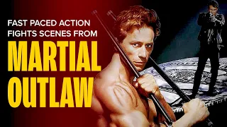 Fast paced action fights from Martial Outlaw (1993)