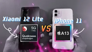 Xiaomi 12 Lite vs iPhone 11 🔥#xiaomi #iphone #comparasion