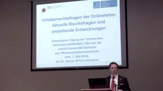 Urheberrechtstag - Grußworte des Präsidenten der Leibniz Universität Hannover