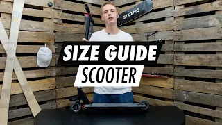 How to Choose Scooter Height & Scooter Size Chart | SkatePro Beginners’ Guide