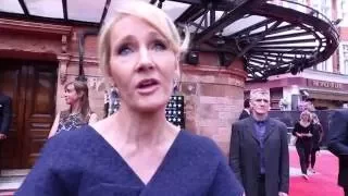 J.K. Rowling at the Harry Potter and the Cursed Child gala