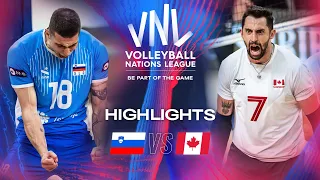 🇸🇮 SLO vs. 🇨🇦 CAN - Highlights | Week 1 | Men's VNL 2024