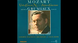 Mozart: Sinfonia Concertante in E-flat, K. 364 - Arthur Grumiaux, Arrigo Pellicia, Colin Davis, LSO