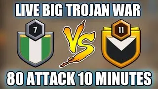 🔴LIVE TROJAN WAR 80 ATTACKS IN LAST 10 MIN🔴