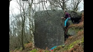 Curbar First Ascent | Moonshadow | 6a+ | below Moon buttress