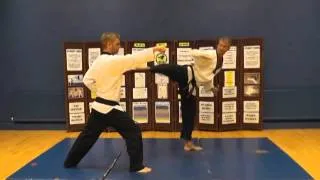 Black belt Taekwondo Advanced One step sparring.