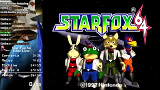 Star Fox 64 Speedrun - Blue Line (Emulator) 35:21