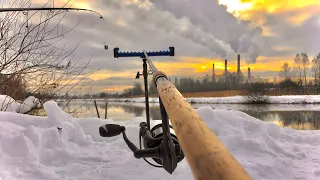 Рыбалка на флэт метод фидер зимой на карпа карася леща 2021