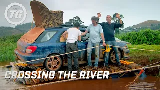 Crossing the river | Top Gear Africa Special | Series 19 | BBC