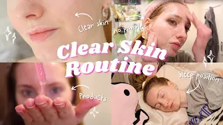 Daily Skincare Routine for C L E A R Skin.