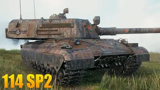 114 SP2 • 11.2К УРОНА 8 ФРАГОВ • WoT Gameplay