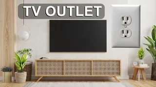 Wall Mounted TV Electrical Outlet Installation How To