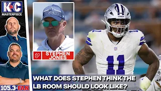 Stephen Jones On Offseason Accomplishments, QB Plans, LB Room | K&C Masterpiece