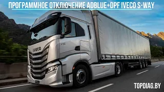 Программное отключение мочевины Adblue и DPF IVECO S-WAY 2022 г.в.