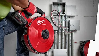 STOP Wasting Time: Milwaukee® M18 FUEL™ Powered Fish Tape - Neater & Less Mess