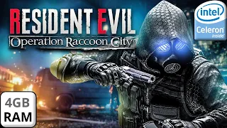 Resident Evil Operation Raccoon City Rodando em um NOTEBOOK FRACO Intel Celeron 4GB de ram