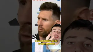 Messi Parou Entrevista pra Brigar com Adversário #futebol #copadomundo #messi