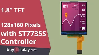 128x160 1.8 inch Color TFT LCD Display with ST7735 Controller SPI