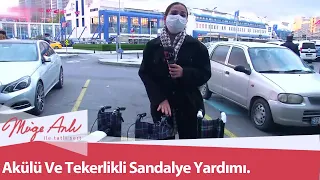 Akülü ve tekerlikli sandalye yardımı. - Müge Anlı İle Tatlı Sert 1 Aralık 2020