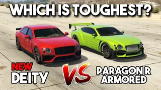 GTA 5 ONLINE : DEITY VS PARAGON R ARMORED (NEW VEHICLES FROM THE CONRACT DLC)