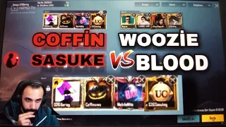 Coffin Sasuke! VS BloodRapper Woozie! Coffin yayıncılarla tdm vs atıyor!!Barış g Erdirdiler🍌.