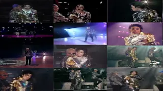Michael Jackson In The Closet 12 Live Versions Synced Together