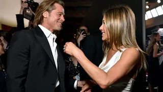 Body Language Expert Dishes On Brad And Jennifer's SAG Reunion