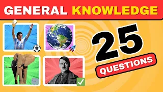 Can You Beat This 25 General Knowledge Quiz Challenge?? Lets Find Out About Your Knowledge🧠✅