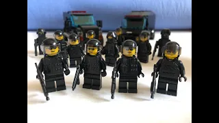 Lego SWAT Vehicles And Minifigures