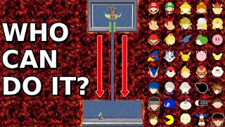 Who Can Make It? Fall Down The Lava Pipe - Super Smash Bros. Ultimate