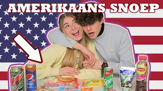 AMERIKAANS SNOEP PROEVEN MET SIMON!🤢  - STIEN EDLUND