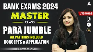 Para Jumbles in English | English for Bank Exams 2024 By Kinjal Mam