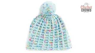 Crochet Speckle Waffle Most Sizes Hat