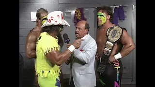 Macho Man, Sting and Lex Luger Promo b4 Bash at the Beach. Harlem Heat & Steiner Brothers interrupt!