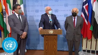 Palestine on Palestine/Israel - 2nd Media Stakeout (19 January 2022) | United Nations