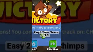 Easy 2 Tower Chimps Achievement Guide 27.3 - Bloons TD 6
