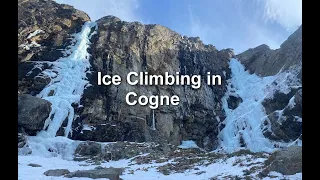 Ice Climbing in Chamoix & Cogne, Repetance, E Tutto Relativo, Eau de Cristaux, Pattinaggio Artistico