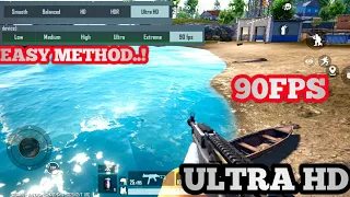 HOW TO GET 90FPS IN ULTRA HD GRAPHICS PUBG MOBILE / TEST ON ROG PHONE 3