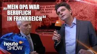 Lutz van der Horst interviewt den Front-National-Chef vom Elsass | heute-show vom 21.04.2017