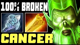 Wind Waker + Radiance 100% Broken Necrophos Most Dangerous Hero Raid Boss Mid Dota 2