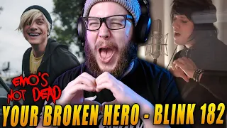 My Black Emo Heart Is Happy // Your Broken Hero - blink-182 (REACTION)