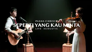 Pasha Chrisye - Seperti Yang Kau Minta (Live Acoustic)