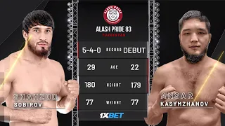 SHAHZOD SOBIROV vs ANSAR KASYMZHANOV | ALASH PRIDE FC 83 TURKISTAN 2023
