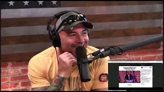 Joe Rogan reacts to funny Donald Trump video