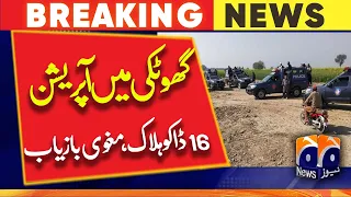 Police operation in Ghotki Kacha area, 16 hostages recovered