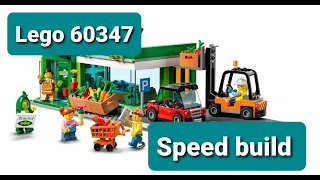 Lego 60347 Grocery Store - speed build #lego