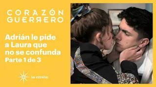 Corazón guerrero 1/3: Emma encuentra a Adrián besándose con Laura | C-58