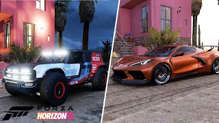 FORD BRONCO | CHEVROLET CORVETTE STINGERAY COUPE | FORZA HORIZON 5 | Gameplay | By PhoeniX GaminG SD