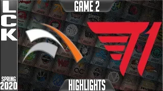 HLE vs T1 Highlights Game 2 | LCK Spring 2020 W1D3 | Hanwa Life Esports vs T1 G2