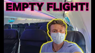 EMPTY FLIGHT During COVID-19 | SAFE to Fly in 2020? | New York to Portland OR